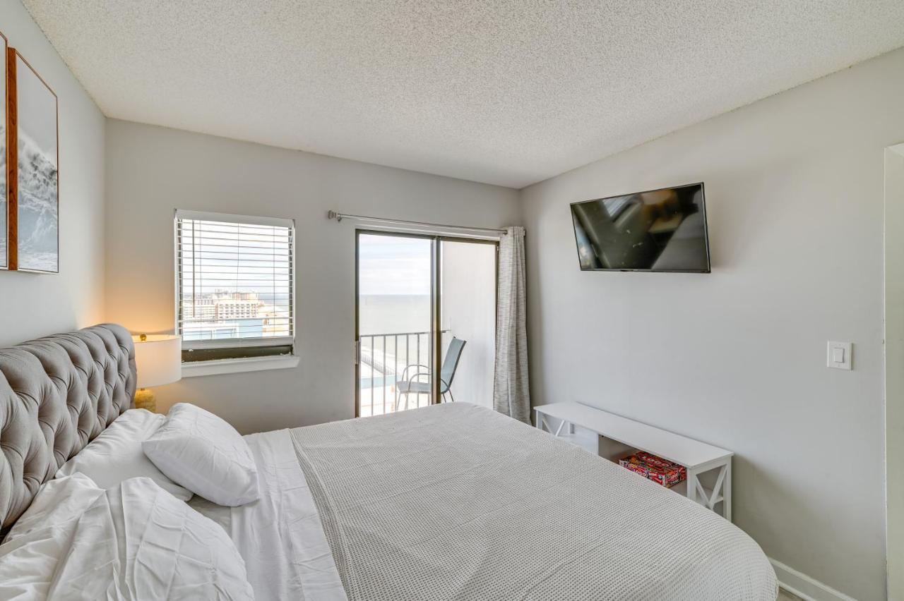 Oceanfront Myrtle Beach Condo With Balcony And Views! 外观 照片